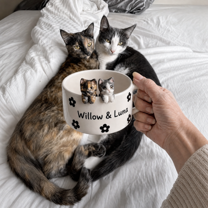 Handmade Custom Pet Figurine Mug