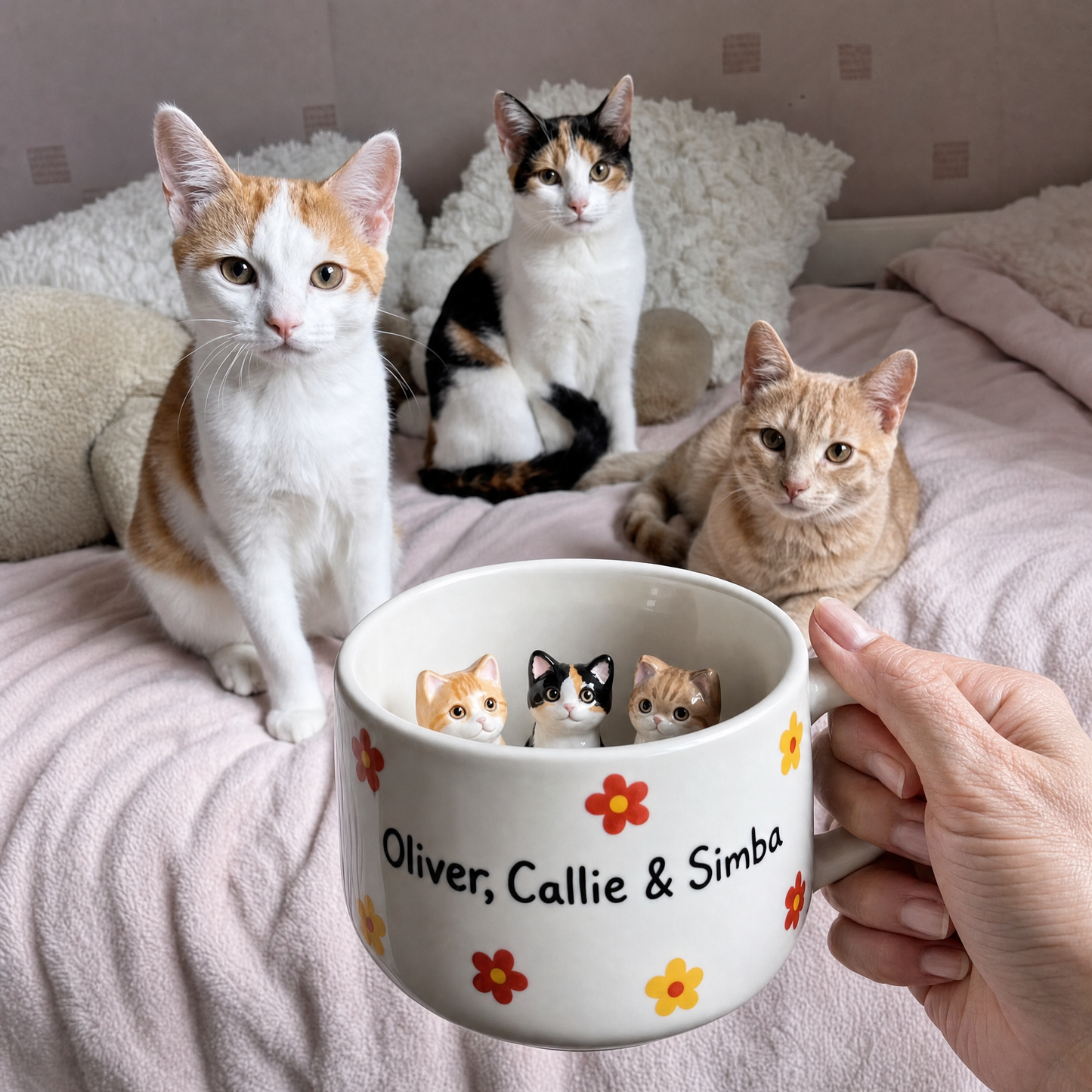 Handmade Custom Pet Figurine Mug