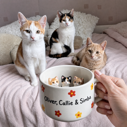 Handmade Custom Pet Figurine Mug